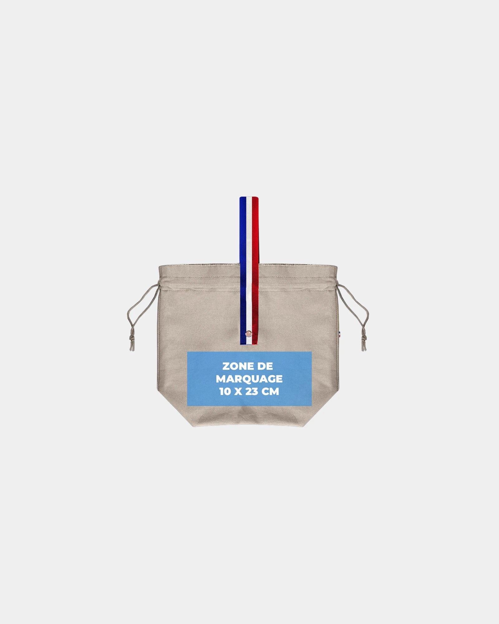 Trekkoordtas gerecycled katoen Goodjour om te personaliseren - 2