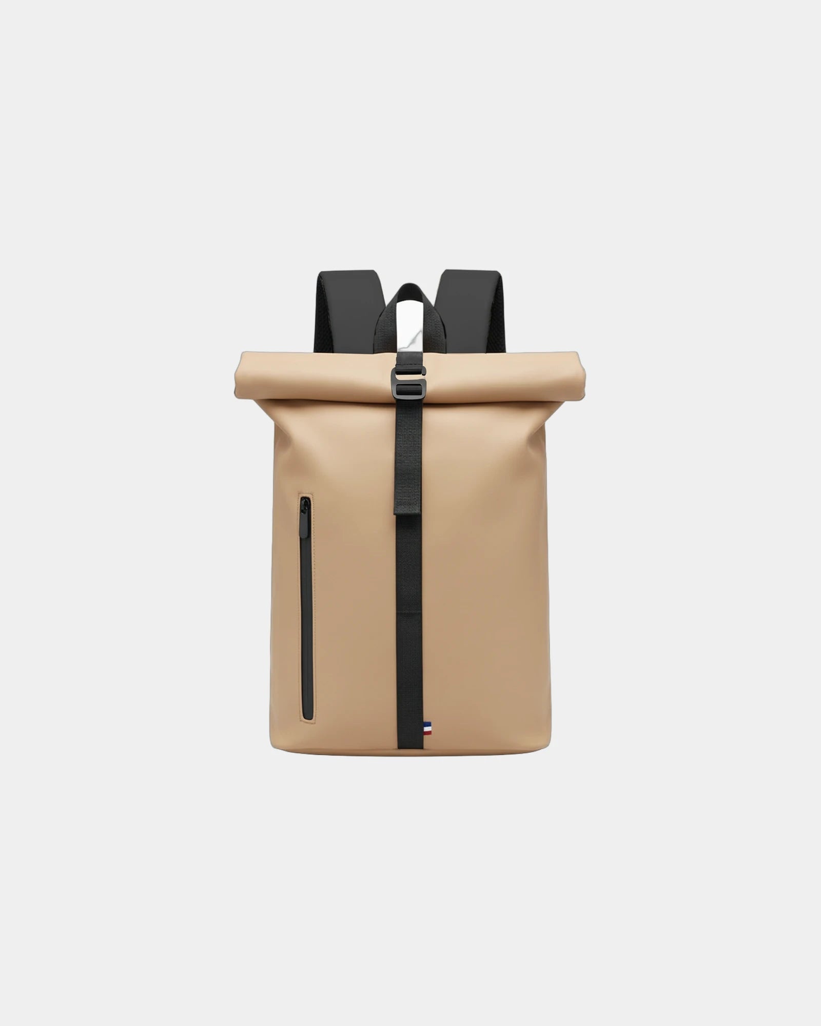 Gerecyclede rugzak polyurethaan Horizon om te personaliseren - Beige