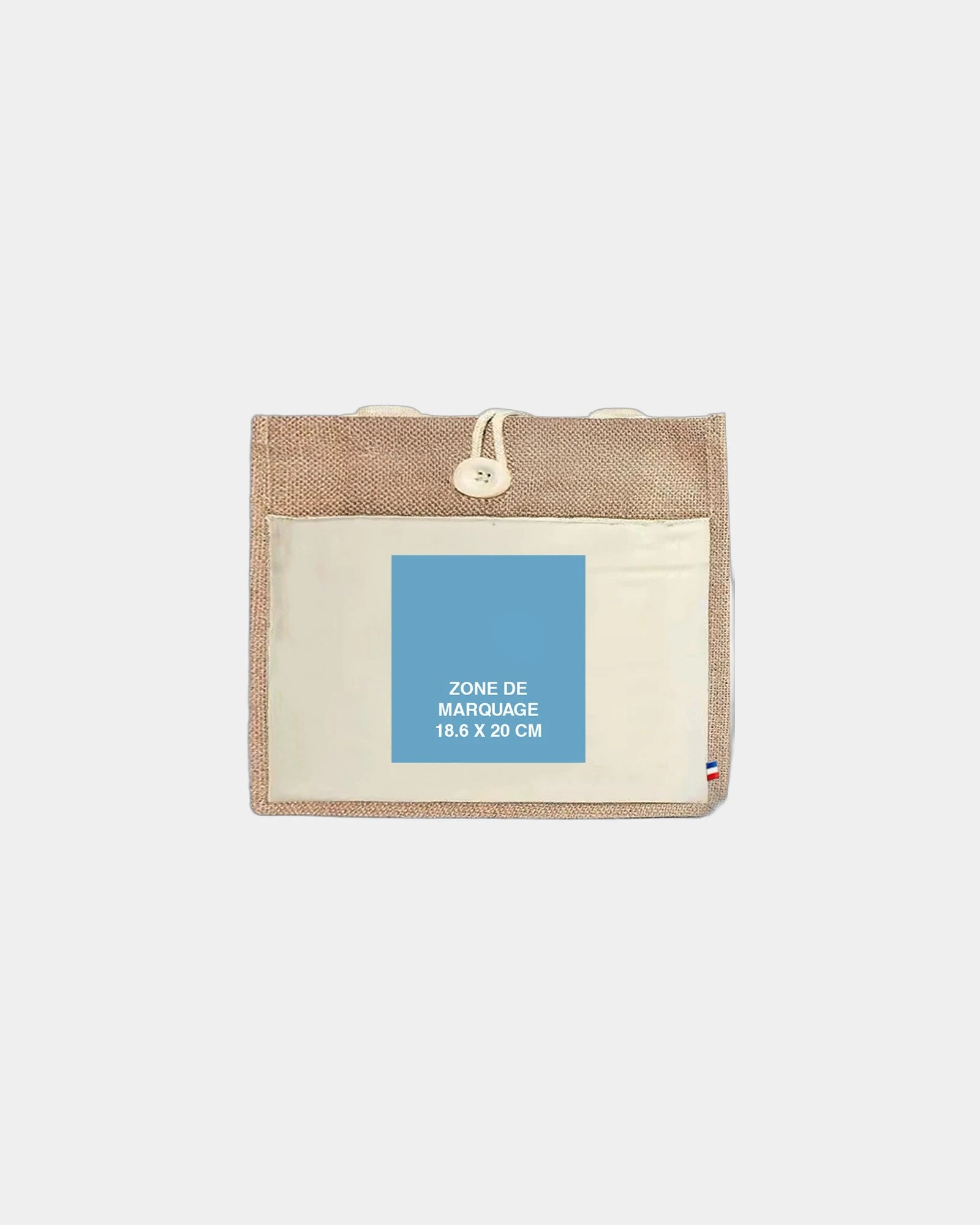 Tas jute gerecycled katoen Goodjour om te personaliseren - 6