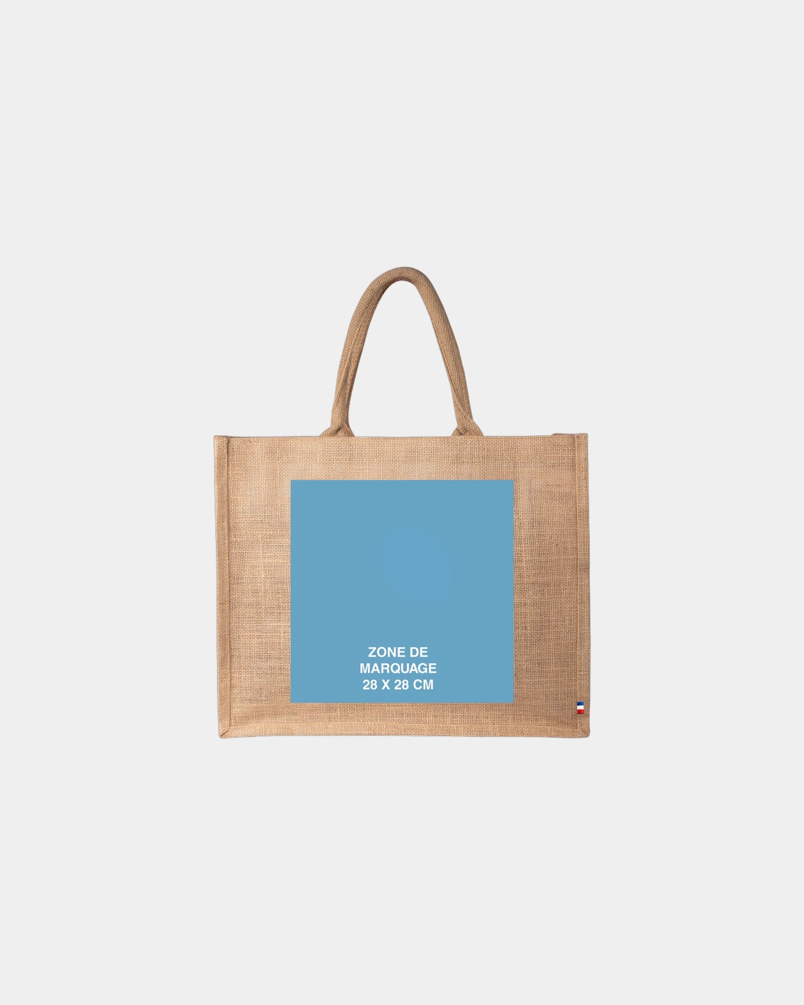 Shopper jute gemaakt in Frankrijk om te personaliseren - 4