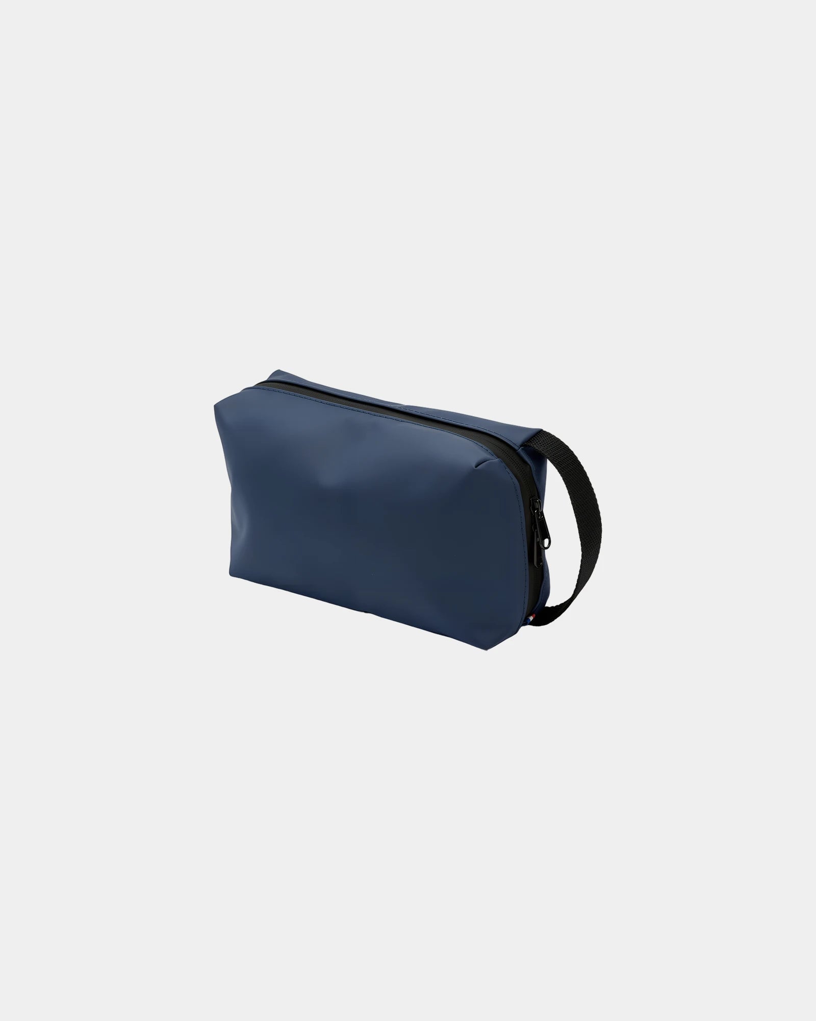 Toilettas gerecycled PU L'Essentielle om te personaliseren - Marineblauw