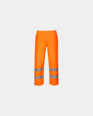 Regenbroek waterdicht polyester Hi-Vis om te personaliseren - Oranje