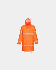 Regenjas hivis 100 cm waterdicht om te personaliseren - Oranje