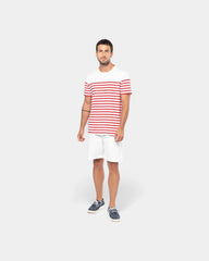 Heren matrozen T-shirt met ronde hals, te personaliseren - 1