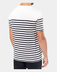 Heren matrozen T-shirt met ronde hals, te personaliseren - 5