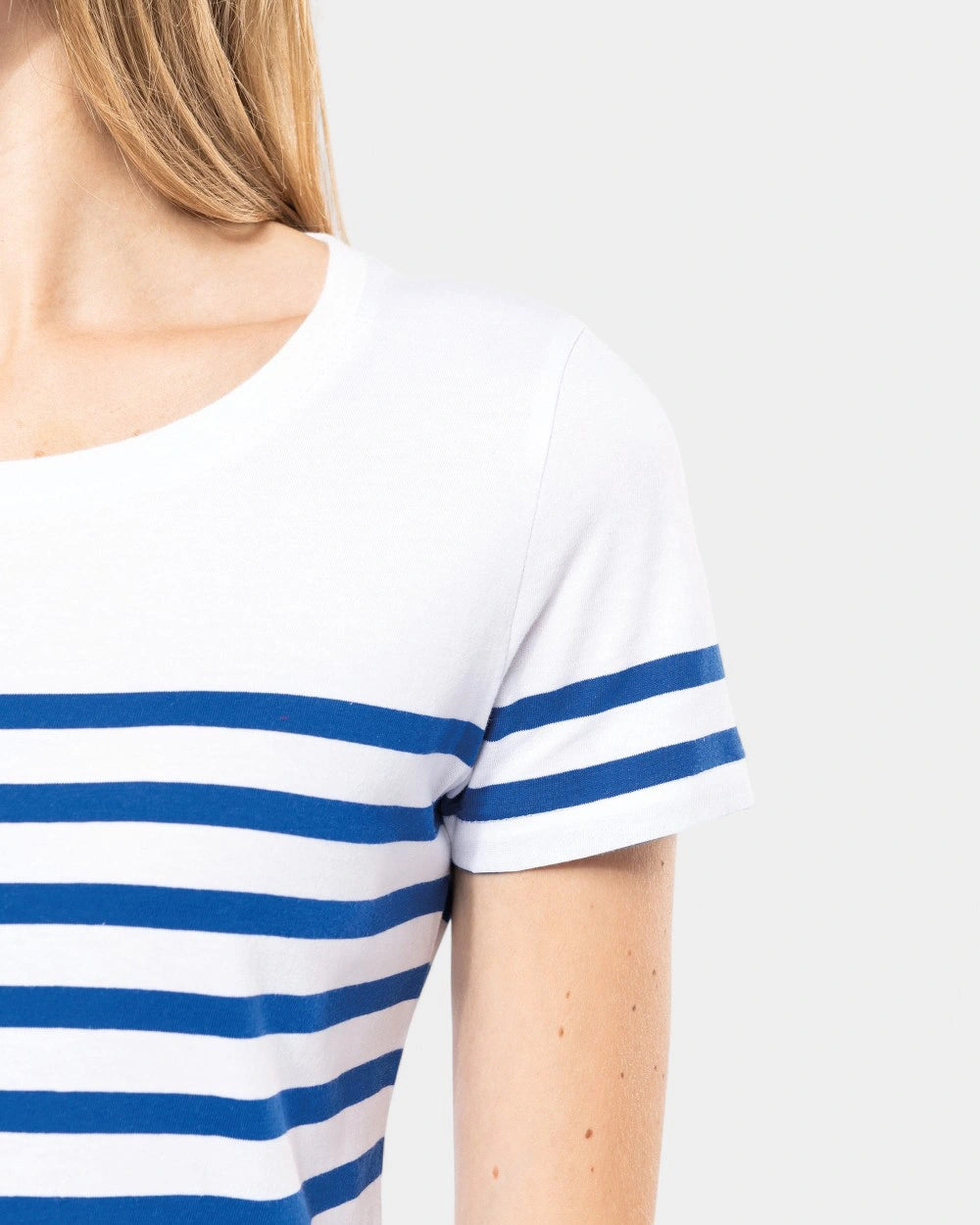 Dames matrozen T-shirt met ronde hals, te personaliseren - 5