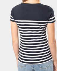 Dames matrozen T-shirt met ronde hals, te personaliseren - 6