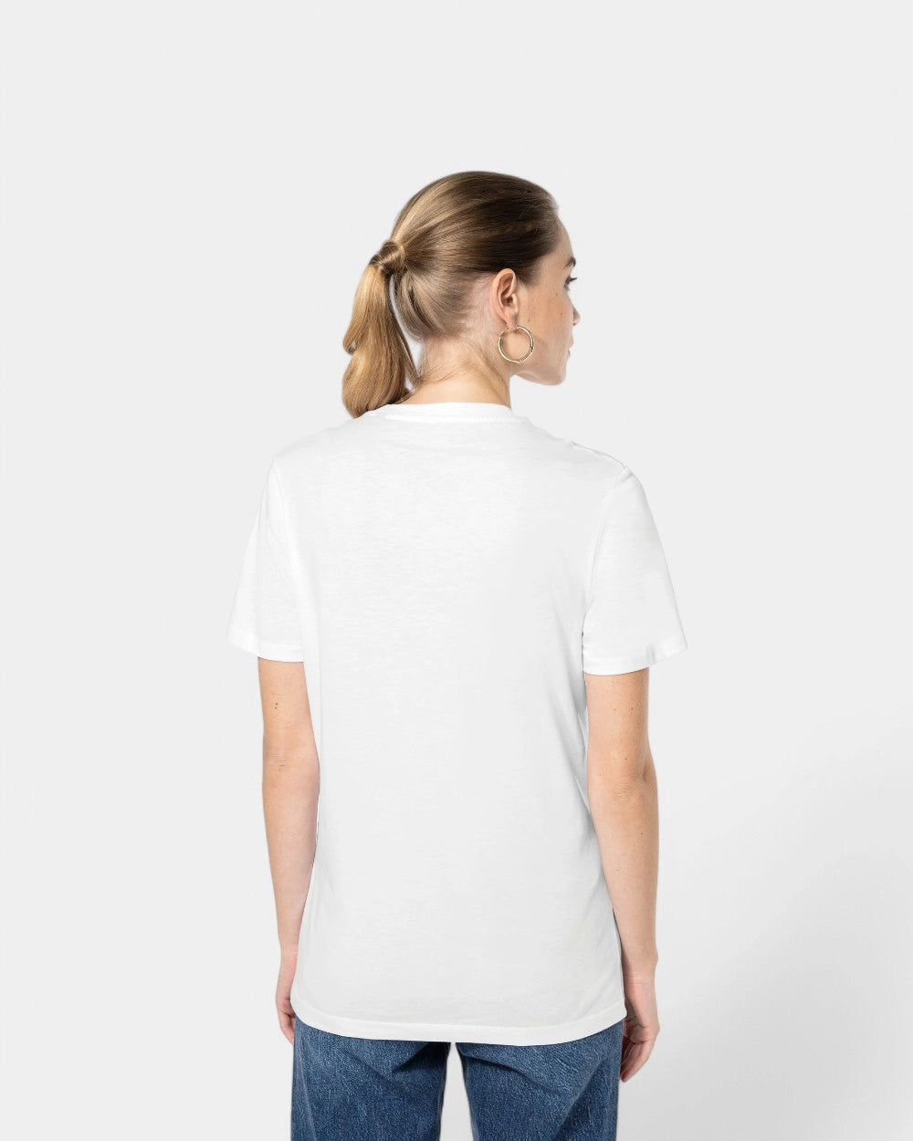 Personaliseerbare unisex T-shirt met ronde hals, Made in Europe - 4