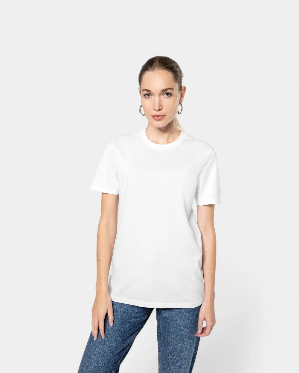 Personaliseerbare unisex T-shirt met ronde hals, Made in Europe - 2