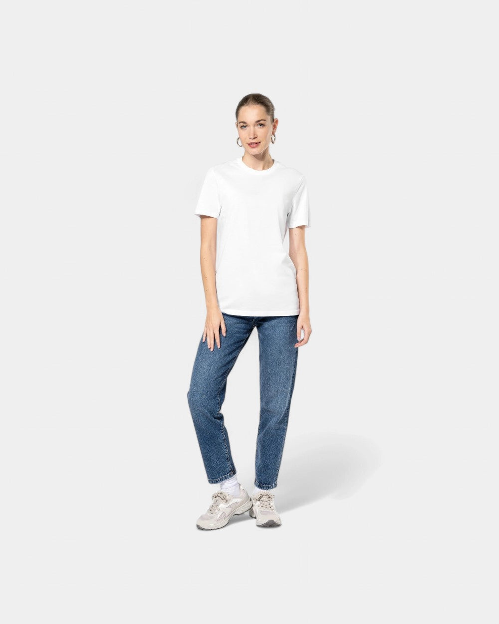 Personaliseerbare unisex T-shirt met ronde hals, Made in Europe - 5