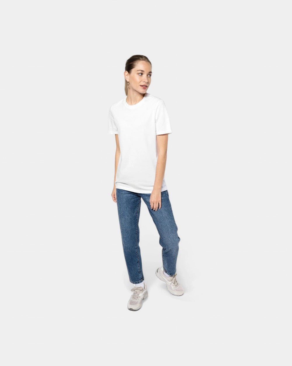 Personaliseerbare unisex T-shirt met ronde hals, Made in Europe - 6