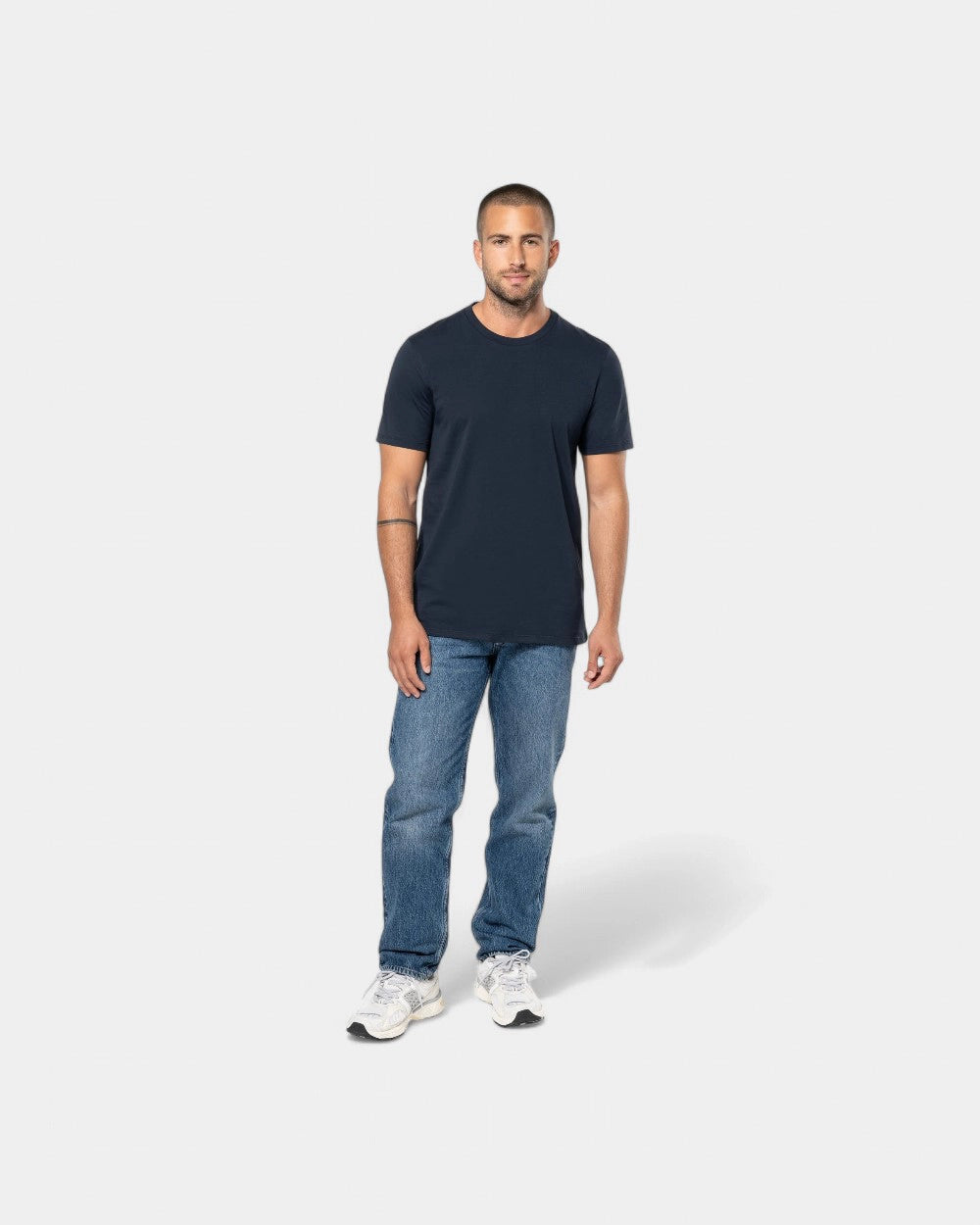 Personaliseerbare unisex T-shirt met ronde hals, Made in Europe - 13