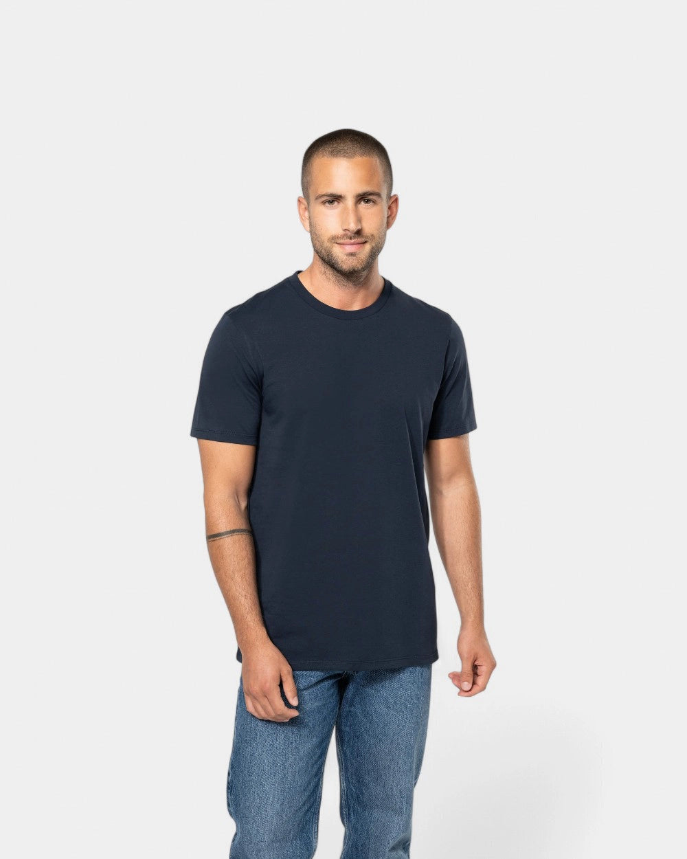 Personaliseerbare unisex T-shirt met ronde hals, Made in Europe - 9