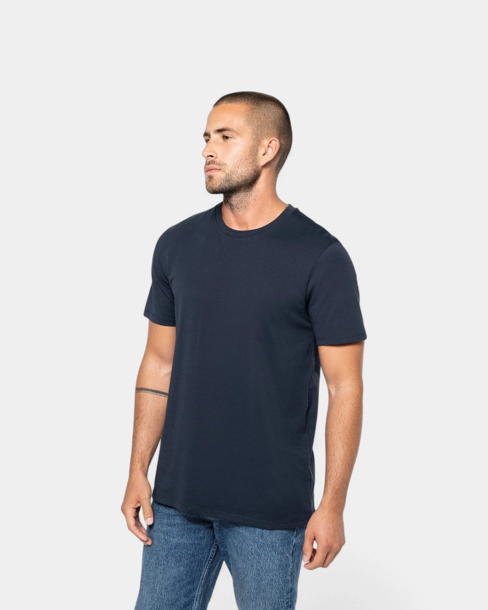 Personaliseerbare unisex T-shirt met ronde hals, Made in Europe - 10