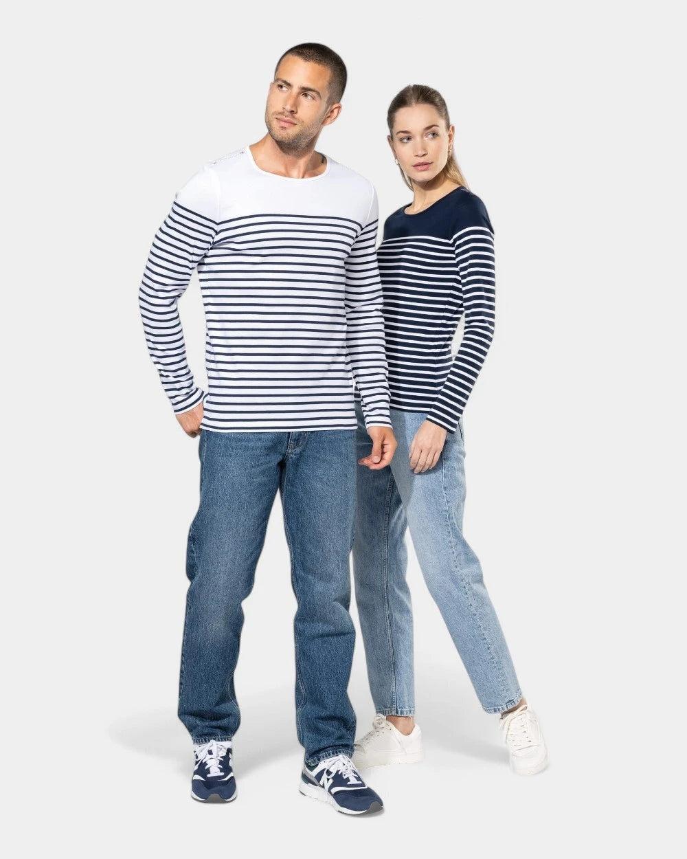 Heren matrozentrui met lange mouwen, te personaliseren - 12