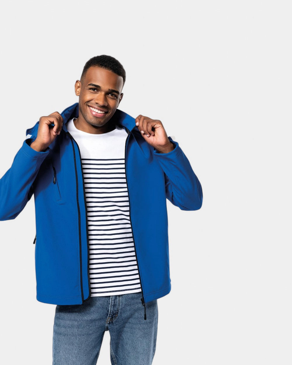 Herenjas met capuchon te personaliseren - 3