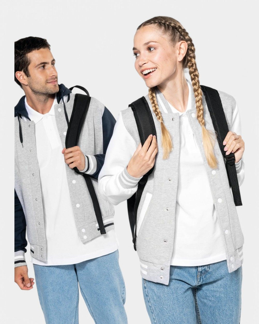 Teddy-jack van fleece unisex, te personaliseren - 5