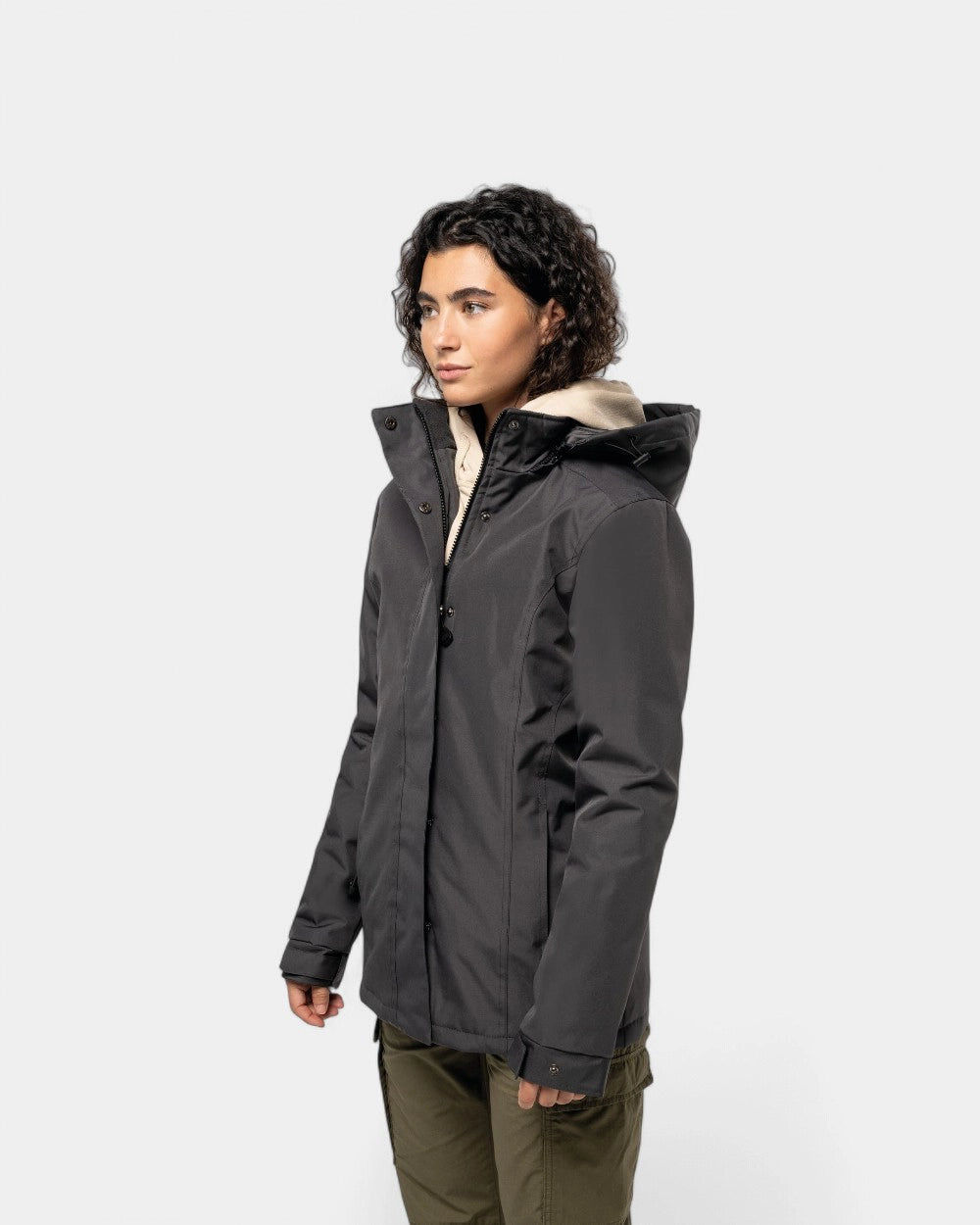 Damesparka met capuchon te personaliseren - 1