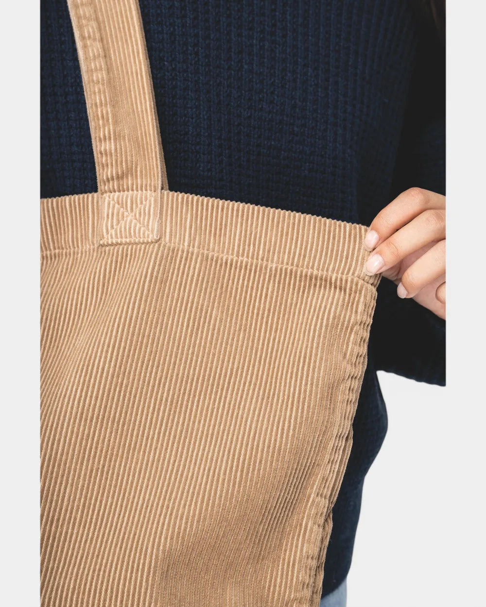 Gewassen tas in corduroy om te personaliseren - 1