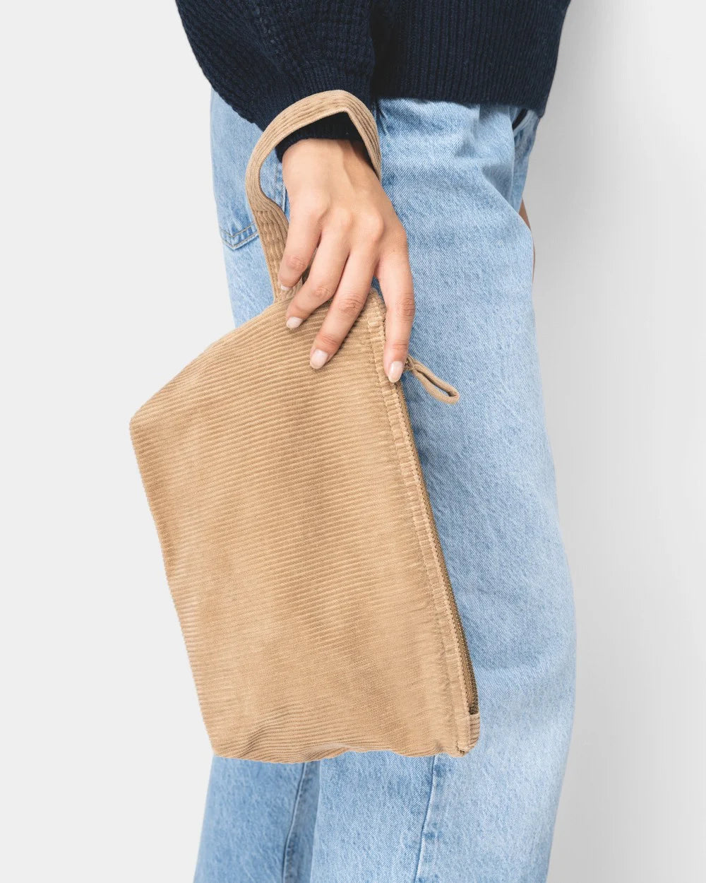 Gewassen etui in corduroy om te personaliseren - 2