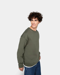 Oversized unisex sweater met ronde hals, te personaliseren - 1
