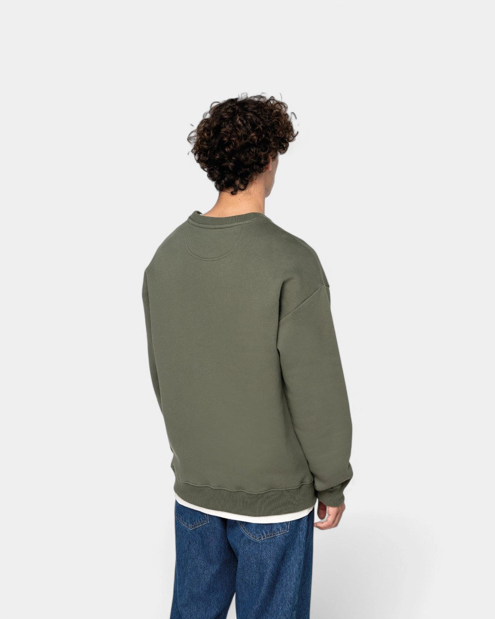 Oversized unisex sweater met ronde hals, te personaliseren - 3