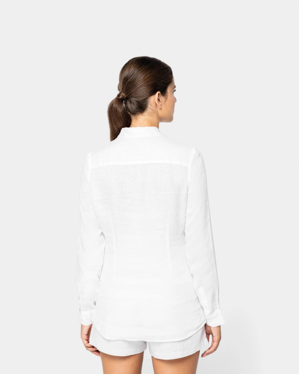 Linnen overhemd voor dames om te personaliseren - 3