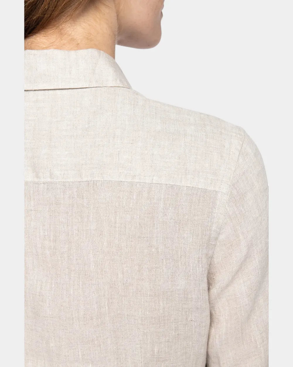 Linnen overhemd voor dames om te personaliseren - 4