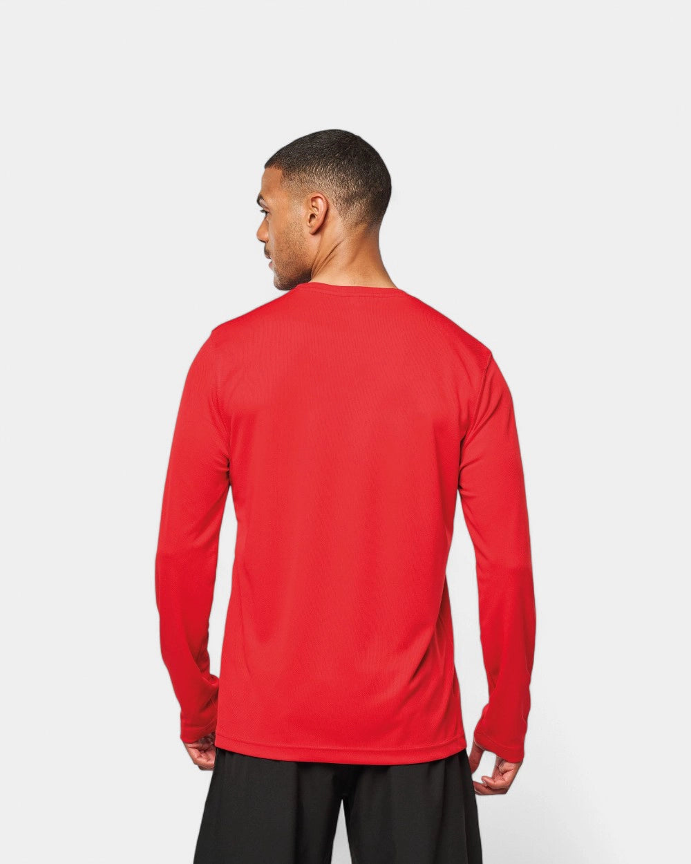 Heren sport T-shirt met lange mouwen, te personaliseren - 2
