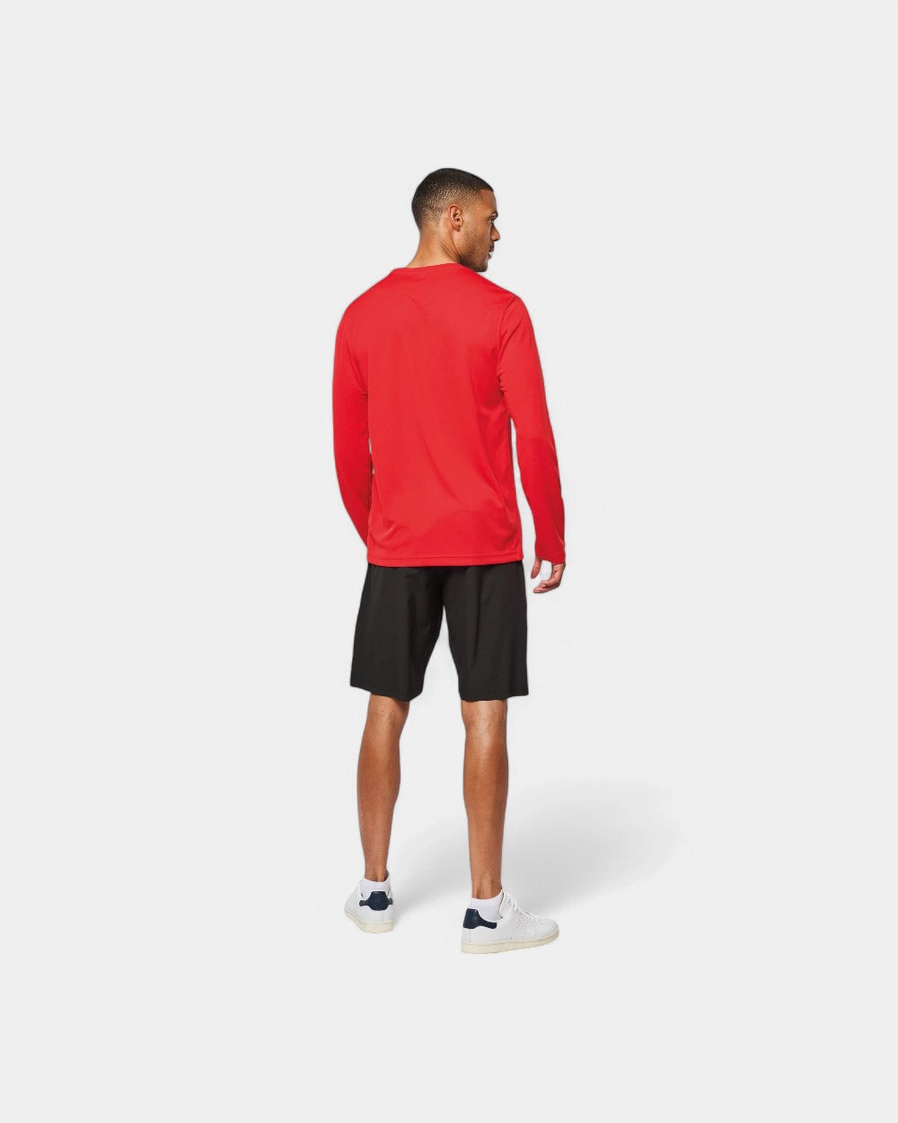 Heren sport T-shirt met lange mouwen, te personaliseren - 3