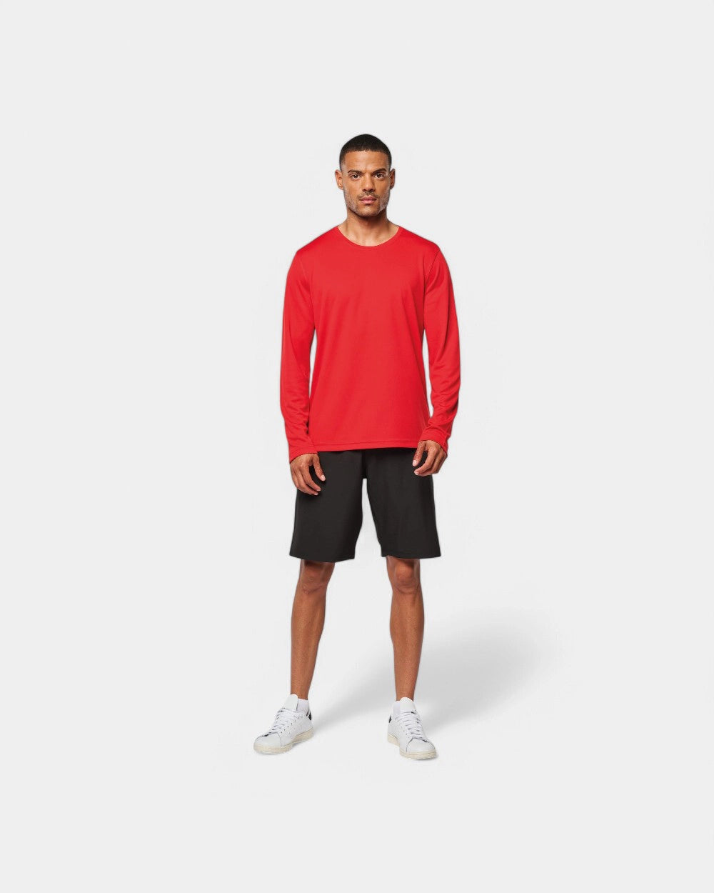 Heren sport T-shirt met lange mouwen, te personaliseren - 4
