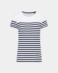 Dames matrozen T-shirt met ronde hals, te personaliseren - 9