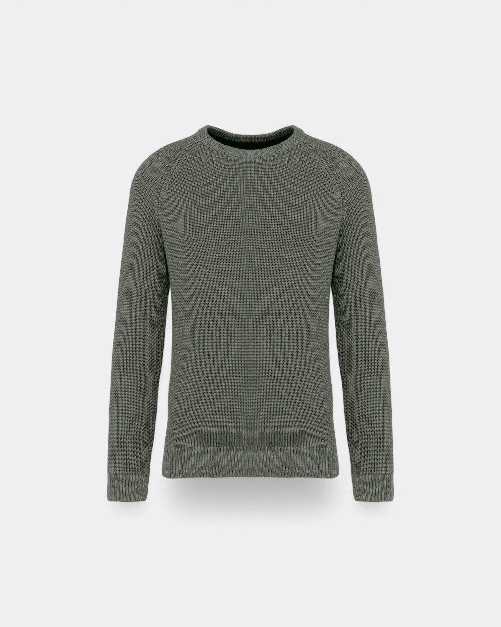Ecoresponsable grofgebreide trui voor heren om te personaliseren - 3