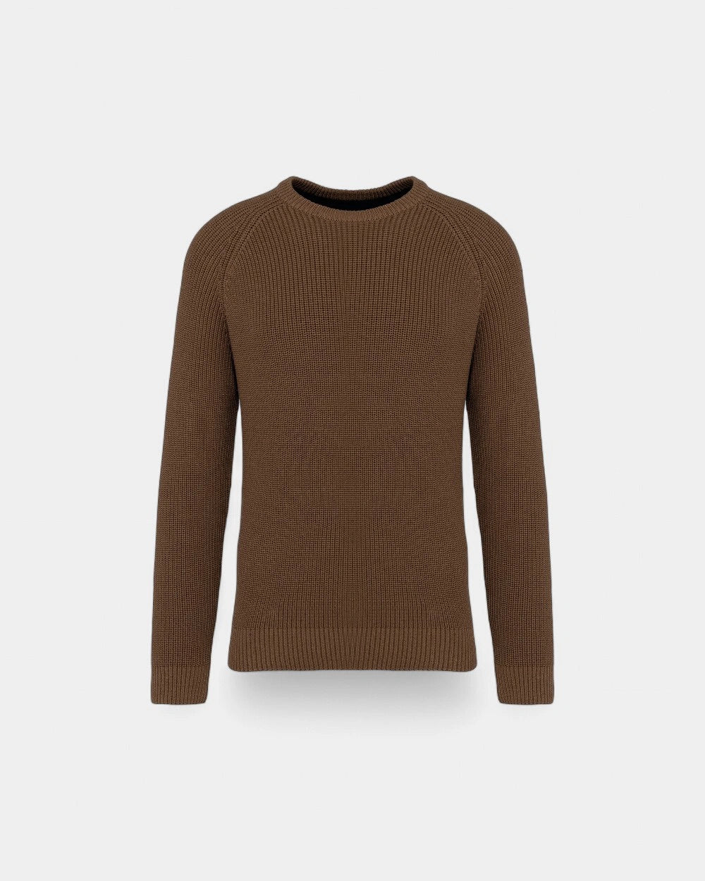 Ecoresponsable grofgebreide trui voor heren om te personaliseren - 2