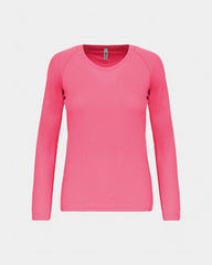 Dames sport T-shirt met lange mouwen, te personaliseren - 4