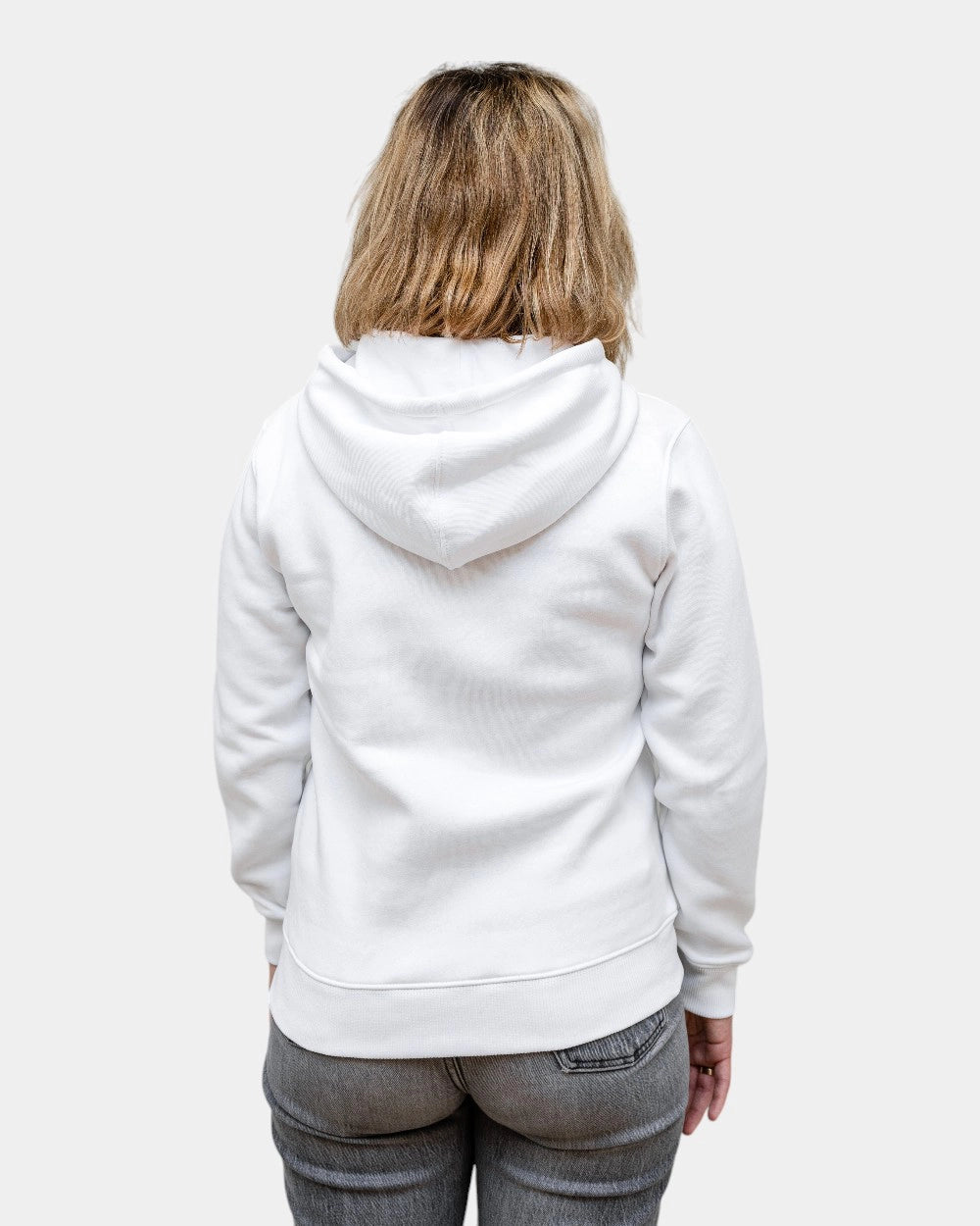 Dames hoodie fleece met rits om te personaliseren - 2