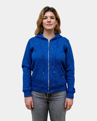 Dames hoodie fleece met rits om te personaliseren - 8