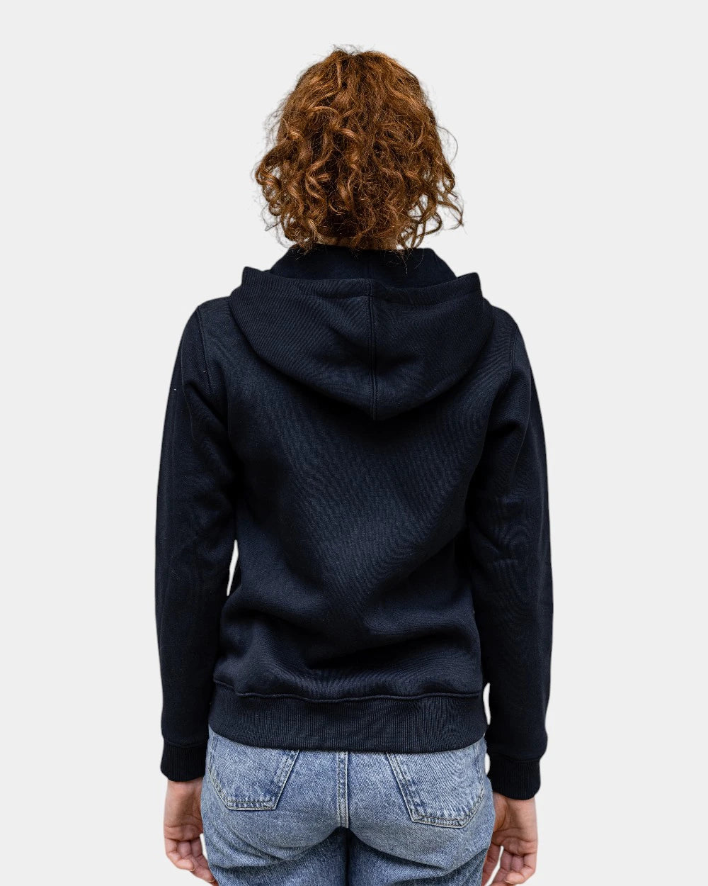 Dames hoodie fleece met rits om te personaliseren - 10