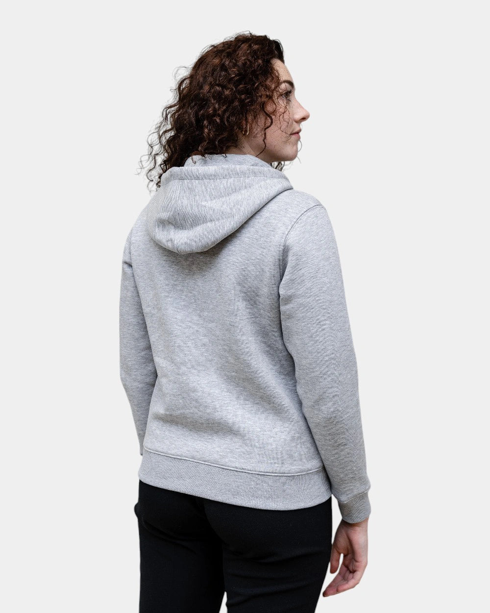 Dames hoodie fleece met rits om te personaliseren - 14