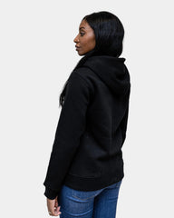 Dames hoodie fleece met rits om te personaliseren - 18