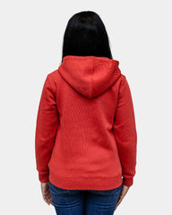 Dames hoodie fleece met rits om te personaliseren - 21