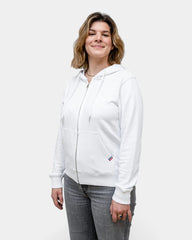 Dames rits-hoodie Made in France, te personaliseren - 1