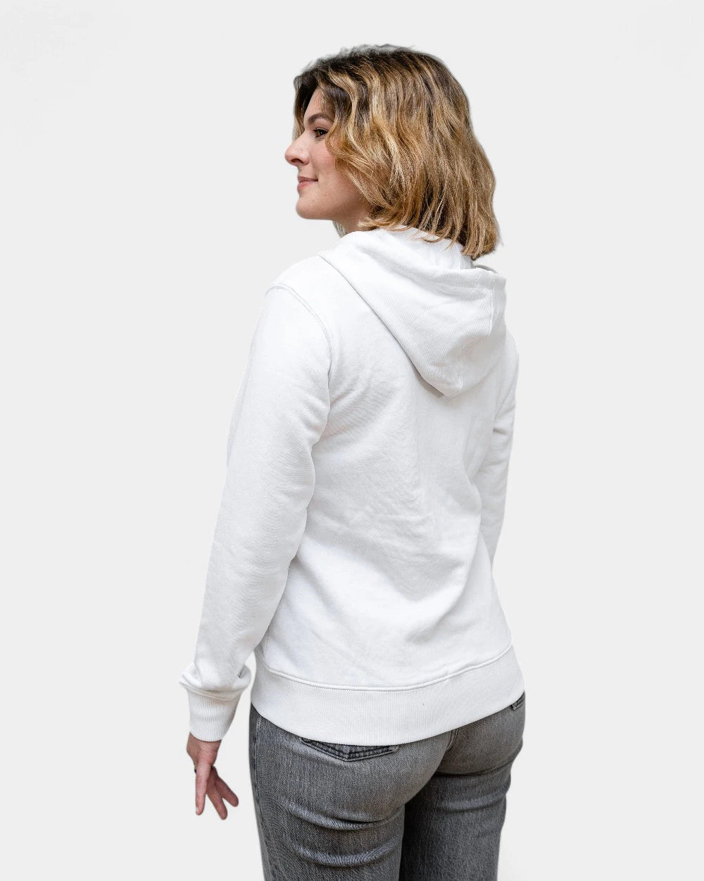 Dames rits-hoodie Made in France, te personaliseren - 3