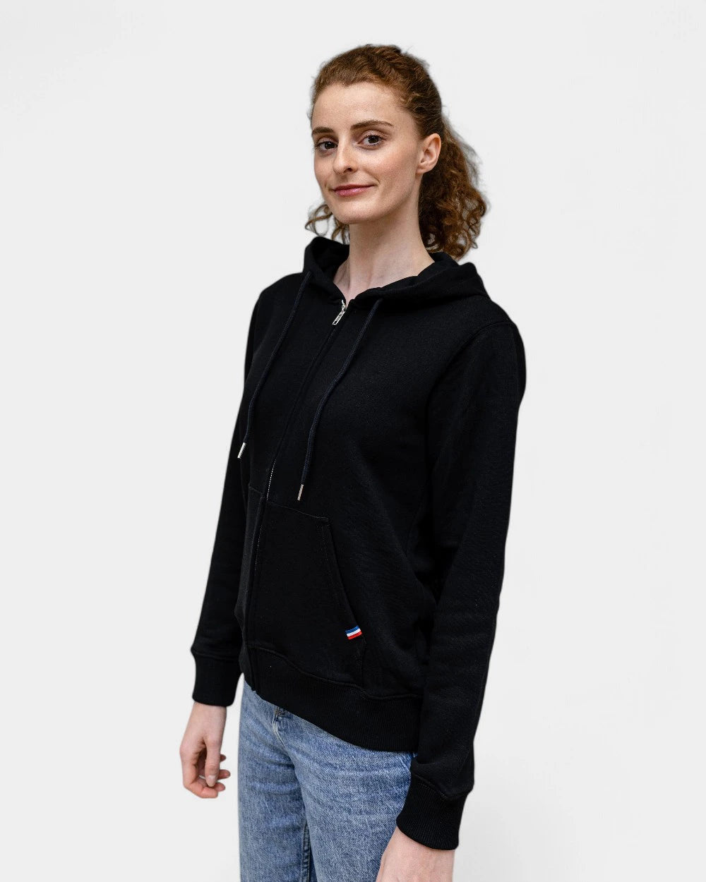 Dames rits-hoodie Made in France, te personaliseren - 10