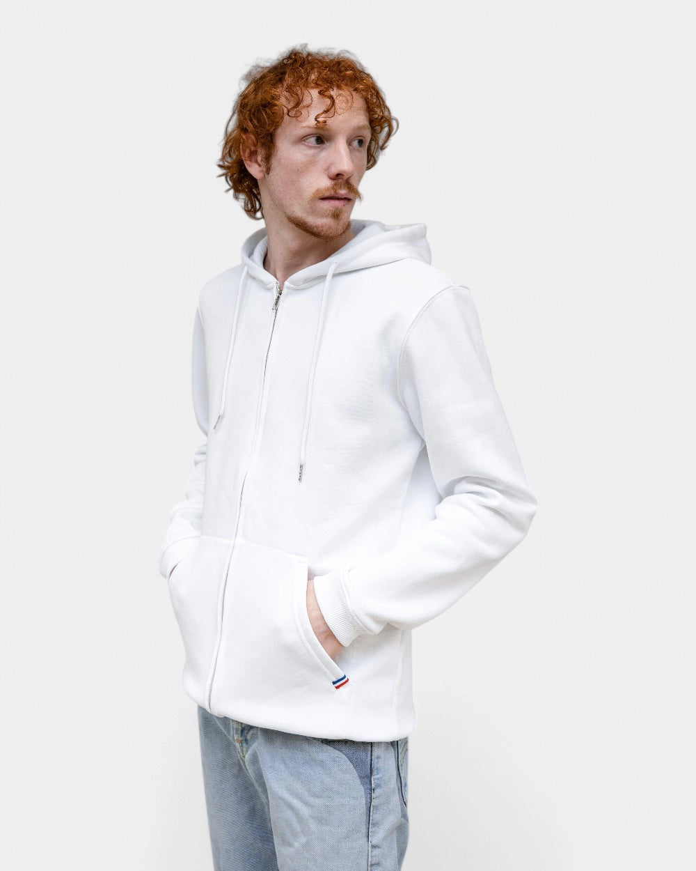 Rits-sweater voor heren Made in France, te personaliseren - 1