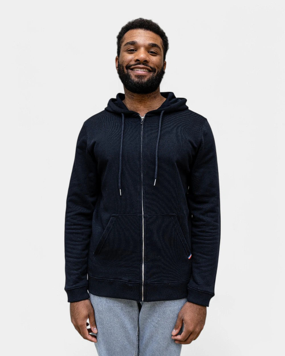 Heren rits-hoodie Made in France, te personaliseren - 8