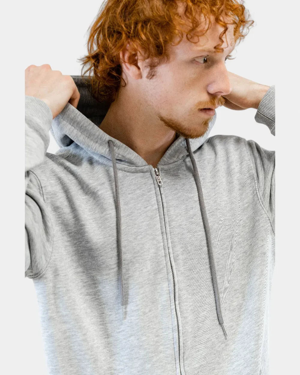 Heren rits-hoodie Made in France, te personaliseren - 12