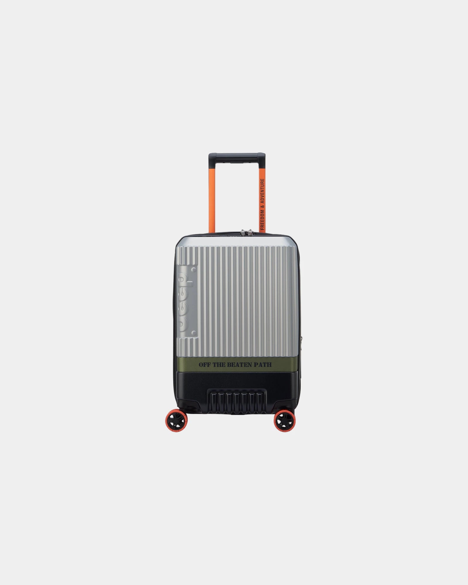 Koffer polycarbonaat 55 cm om te personaliseren - Zilver