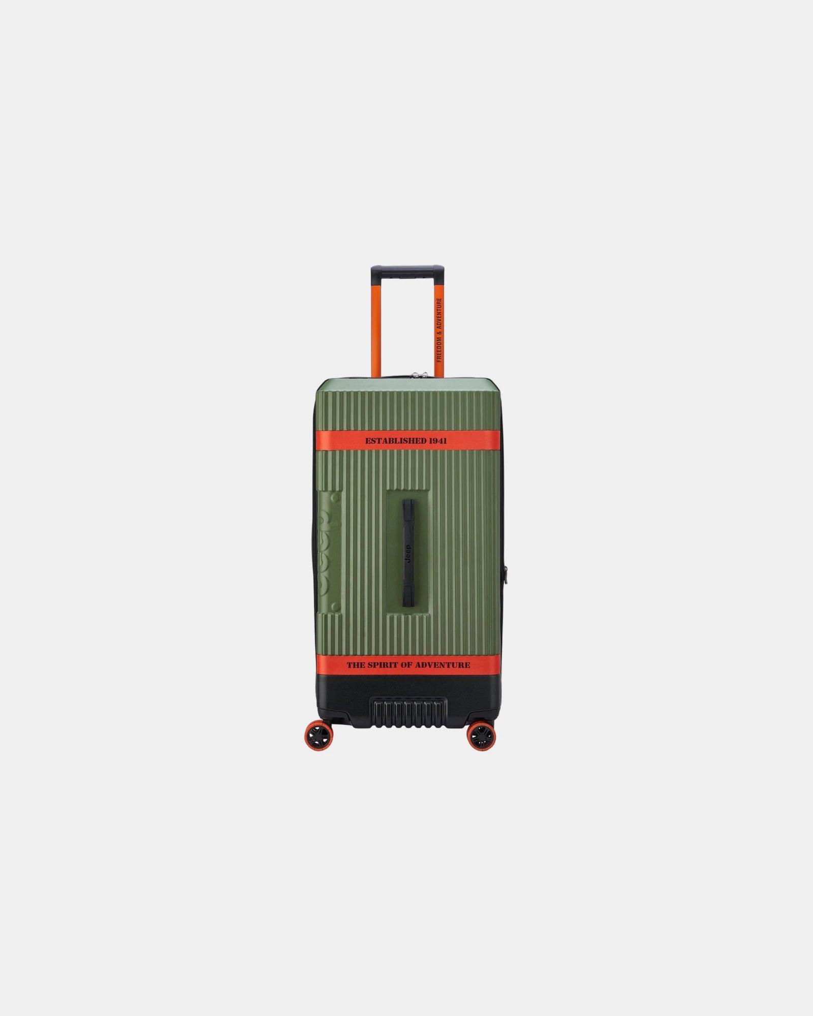 Koffer polycarbonaat 80 cm 92L om te personaliseren - Groen