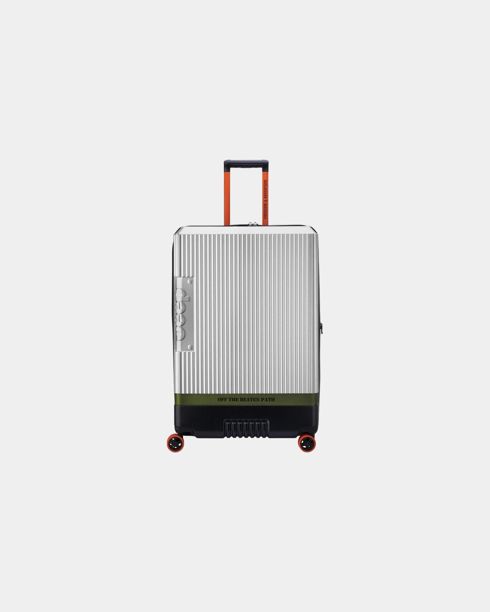 Koffer polycarbonaat 133L 80,5 cm om te personaliseren - Zilver